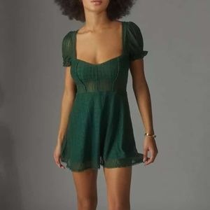 UO Roxie Lace Mini Dress